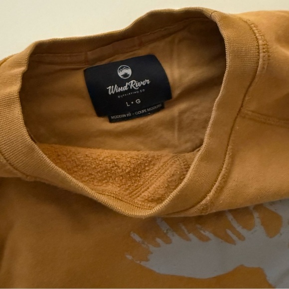 Wind River Sweatshirt Moose Graphic Cabin Core Cottagecore Gorpcore Cozy Boho - Picture 6 of 6